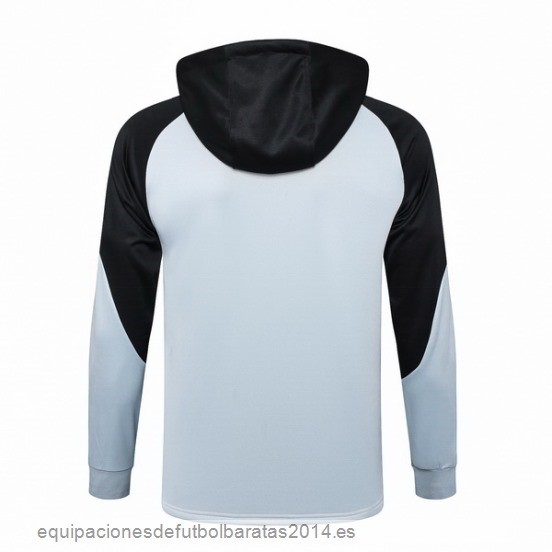 Nuevo Chaqueta Con Capucha Barcelona 23/24 Negro Azul Baratas